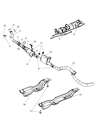 Diagram for Dodge Ram 5500 Exhaust Pipe - 52121920AD