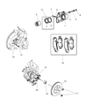 Diagram for 1998 Dodge Stratus Brake Disc - 4616935