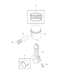Diagram for 2017 Ram ProMaster 1500 Piston Ring Set - 68098943AA