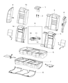 Diagram for Chrysler 300 Seat Cover - 5ZC43LA3AB