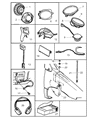 Diagram for 2001 Chrysler Voyager Antenna Cable - 4685765AB