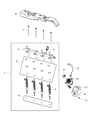 Diagram for Jeep Wrangler Fuel Pressure Regulator - 68212572AB