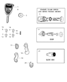 Diagram for Jeep Commander Car Key - 68003461AA