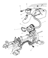 Diagram for 2000 Chrysler Town & Country Power Steering Reservoir - 4694909AB