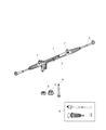 Diagram for 2008 Jeep Grand Cherokee Rack And Pinion - R2089292AE