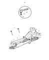Diagram for 2005 Dodge Magnum Rack and Pinion Boot - 68028833AA