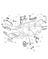 Diagram for Dodge Sprinter 3500 Cup Holder - 5125041AA
