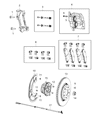 Diagram for Jeep Brake Dust Shield - 68273111AA