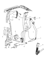 Diagram for Jeep Grand Cherokee Seat Belt - 5HQ37BD5AC