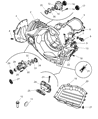 Diagram for 2000 Chrysler Cirrus Automatic Transmission Output Shaft Seal - 4762418AB