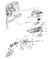Diagram for 2011 Dodge Dakota Steering Shaft - 55351235AB