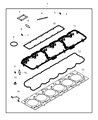 Diagram for 2020 Ram 5500 Valve Cover Gasket - 5179091AD