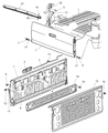 Diagram for Dodge Trunk Lid Latch - 55275952AB