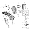 Diagram for Chrysler Aspen Evaporator - 68020263AA