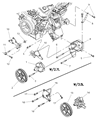 Diagram for Chrysler LHS Power Steering Pump - 4782207AD