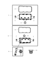 Diagram for Chrysler Oil Filler Cap - 4892289AA