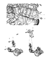 Diagram for Ram 1500 Engine Mount - 68159766AE