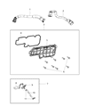 Diagram for 2019 Jeep Wrangler Crankcase Breather Hose - 4893612AA