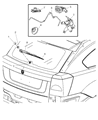 Diagram for 2009 Jeep Compass Wiper Arm - 5183275AA