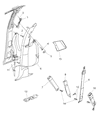 Diagram for 2008 Dodge Ram 1500 Seat Belt - 5JY281D5AD