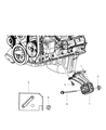 Diagram for 2009 Dodge Ram 1500 Engine Mount - 68043475AA