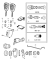 Diagram for 2017 Jeep Wrangler Ignition Lock Assembly - 5179511AA