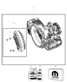 Diagram for Chrysler Sebring Torque Converter - R4778031AC