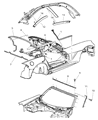 Diagram for 2008 Dodge Viper Door Seal - 5030097AD