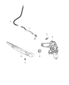 Diagram for 2018 Jeep Renegade Windshield Wiper - 68256590AA