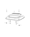 Diagram for Chrysler Pacifica Engine Cover - 5281384AF