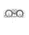 Diagram for 2013 Ram 2500 Speedometer - 5091294AE