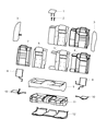 Diagram for 2023 Dodge Charger Seat Cover - 5XZ59LR5AB