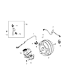 Diagram for 2020 Jeep Compass Brake Booster - 68386870AA