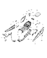 Diagram for 2020 Jeep Grand Cherokee Armrest - 6YV04DX9AA