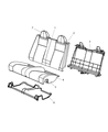 Diagram for 2007 Chrysler Sebring Seat Cover - 1HL761J1AA