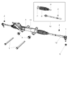 Diagram for 2010 Dodge Ram 2500 Rack And Pinion - R5154494AA