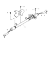 Diagram for Dodge Steering Gear Box - 5272822AE