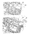Diagram for Dodge Charger Engine Mount Bracket - 4578050AA