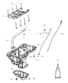 Diagram for Jeep Oil Pan - 68078951AC