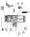 Diagram for 2001 Jeep Cherokee Ignition Switch - 4565326