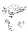 Diagram for 2002 Dodge Ram 2500 Transmission Oil Cooler Hose - 4883317AB