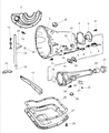 Diagram for Dodge Dakota Automatic Transmission Output Shaft Seal - 4638941