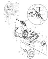 Diagram for Dodge Stratus Wheel Bearing Dust Cap - 4509396