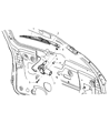 Diagram for 2003 Chrysler Town & Country Wiper Arm - 5101911AA