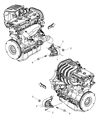 Diagram for 2003 Jeep Liberty Engine Mount Bracket - 52059253AB