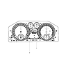 Diagram for 2014 Ram 3500 Instrument Cluster - 68242250AA