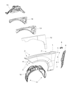 Diagram for 2021 Dodge Charger Wheelhouse - 68477156AB