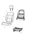 Diagram for Chrysler PT Cruiser Seat Heater - 4610093AA