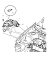 Diagram for 2006 Chrysler Town & Country Crankcase Breather Hose - 4781264AC
