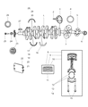 Diagram for 2010 Chrysler Sebring Crankshaft Seal - 2142125000
